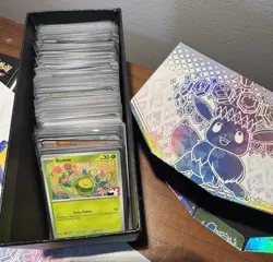 Prismatic Evolutions: 260 Holo, 1100 Non-holo, Eevee Binder, ETB Box… Pokemon! - Image 2