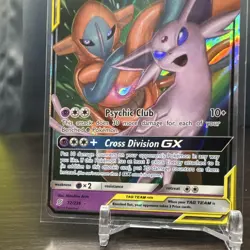 Pokemon TCG Espeon & Deoxys GX 72/236 SM Unified Minds Ultra Rare NM Condition - Image 3