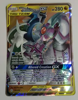Arceus & Dialga & Palkia Tag Team GX - #156/236 - Ultra Rare NM Pokemon TCG - Image 1