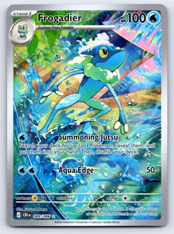 Frogadier 089/086 Holo Illustration Rare Chaos Rising Pokemon Near Mint - Image 1