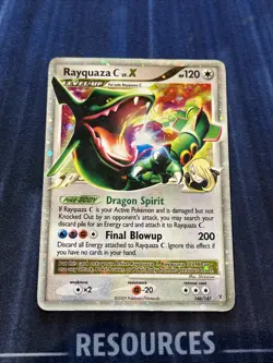 Rayquaza C LV.X 146/147 Supreme Victors Holo Ultra Rare English 2009 - Image 2
