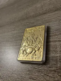 1999 Burger King Pokemon Charizard Nintendo 23K Gold Plated Trading Card - Image 3