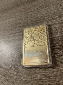 1999 Burger King Pokemon Charizard Nintendo 23K Gold Plated Trading Card - Image 5