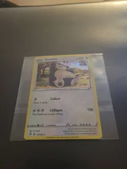 Pokemon TCG Snorlax Rebel Clash 141/192 Promo Cosmos Holo Rare - Image 1