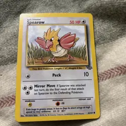 Pokemon TCG Jungle Spearow Card 62/64 Regular Near Mint Condition - Image 1