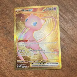 Pokemon Company Mew ex SV 151 205/165 Hyper Rare Full Art Gold Holo 180 HP - Image 1