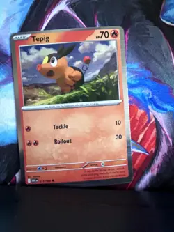Tepig 011/086 Common White Flare Pokemon Holo Near Mint - Image 1