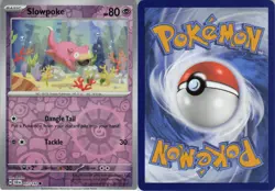 Slowpoke 57/142 Common Stellar Crown Pokemon Reverse Holo Near Mint - Image 1