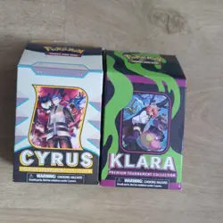 Pokemon TCG Premium Tournament Collection Cyrus & Klara Bundle New And Sealed - Image 1