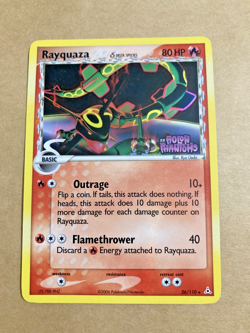 Pokemon Rayquaza Delta Species 26/110 Holo Rare - Image 1