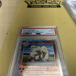2002 POKEMON LEGENDARY COLLECTION #36 ARCANINE-REVERSE FOIL PSA 4 - Image 4