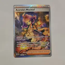Pokemon TCG Acerola's Mischief 183/132 Me01: Mega Evolution SIR FA Holo - Image 1