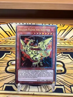 Yugioh Heiliger Phonix von Nephthys Quarter Century Secret Rare RA03-DE147 - Image 1