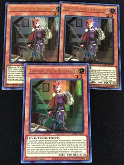 Yugioh Adamancipator Researcher MP21-EN225 1ST ULTRA x3 (NM) - Image 1