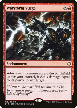Warstorm Surge MTG Commander 2019 Rare NM x1 - Magic Card - Image 1