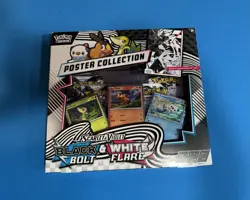 NEW POKEMON 2025 Scarlet Violet Black Bolt White Flare Poster Collection - Image 1