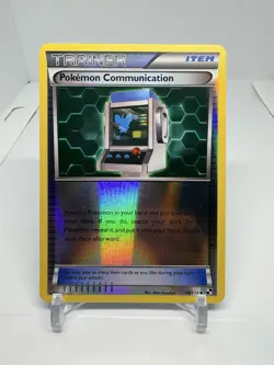 Pokemon Communication 99/114 Black & White Reverse Holo - Image 1