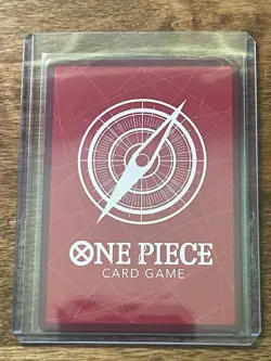 ST30-001 Luffy Ace Parallel L-P Leader Black White Textured Star - Image 3
