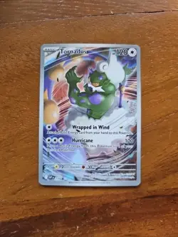 Tornadus 210 Full Art Holo White Flare ETB Promo Scarlet Violet SVP Black Star - Image 1