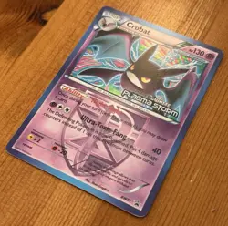 Crobat BW51, VLP Holo Prerelease Black Star Promo, Plasma Storm, Black & White - Image 2