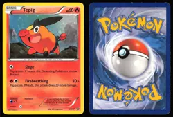 Tepig BW07 Holo | MP | Black And White Promo | Pokemon TCG - 2011 - Image 3