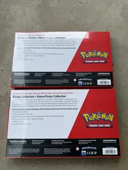 2x SETS Pokemon Black Bolt and White Flare Binder + Poster Collection Sam's Club - Image 2