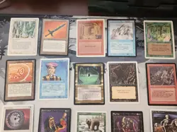Lot 100 MTG Cards, Revised Dark Legends Antiquities, Vintage Common & Uncommon - Image 3