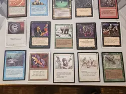 Lot 100 MTG Cards, Revised Dark Legends Antiquities, Vintage Common & Uncommon - Image 4