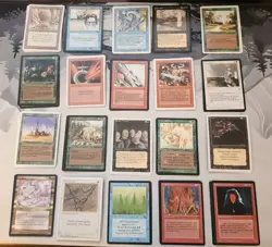 Lot 100 MTG Cards, Revised Dark Legends Antiquities, Vintage Common & Uncommon - Image 5