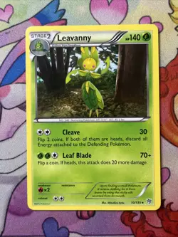 Pokemon TCG Leavanny Black & White 10/135 Regular Rare LP - Image 1