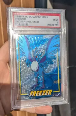 PSA 9 Articuno Japanese Holo Meiji Promo Embossed Freezer Pokemon Card 1999 TCG - Image 1