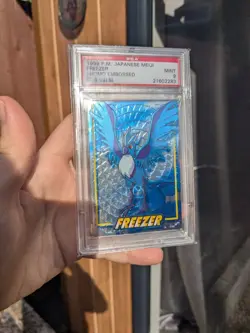 PSA 9 Articuno Japanese Holo Meiji Promo Embossed Freezer Pokemon Card 1999 TCG - Image 2