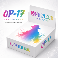 PRESALE One Piece Card Game OP-17 Sealed Case (12 Booster Boxes) English - Image 1
