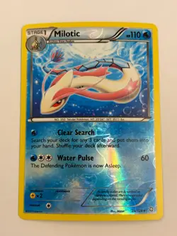 Milotic 28/124 Dragons Exalted Reverse Holo Pokemon Card - Image 1