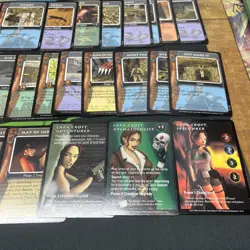 Tomb Raider TCG vintage Lara Croft lot of 45+ cards - Image 1