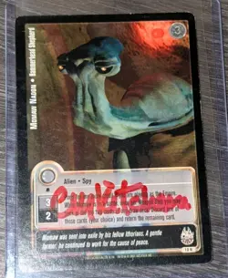 Star Wars Jedi Knights CCG Momaw Nadon Hammerhead Card Signed C. M. Kitchens - Image 1