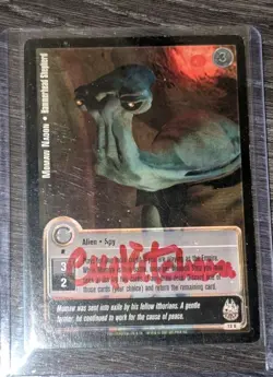 Star Wars Jedi Knights CCG Momaw Nadon Hammerhead Card Signed C. M. Kitchens - Image 3
