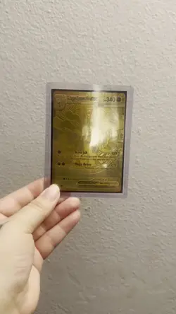 Mega Lucario EX Gold Mega Ultra Rare 188/132 English Mega Evolution Pokemon Card - Image 2