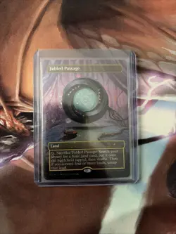 Wizards of the Coast Fabled Passage Borderless Galaxy Foil SLD Rare Land #47 ENG - Image 1