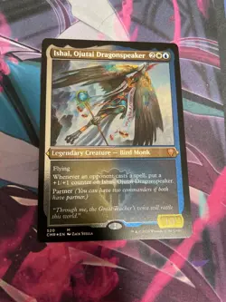 MTG - ISHAI OJUTAI DRAGONSPEAKER - MYTHIC - CMR - NM - FOIL ETCHED - Image 1