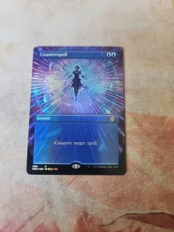 Counterspell Borderless FOIL Modern Horizons 2 MTG LP - Image 1