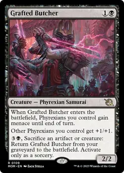 GRAFTED BUTCHER x4 mtg NM-M March of The Machine 4 Rare - Image 1