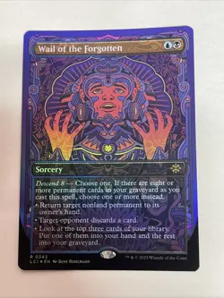 Wail of the Forgotten (Borderless) The Lost Caverns of Ixalan Foil #343 Rare - Image 1
