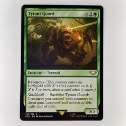 MISPRINT INK ERROR TYRANT GUARD UNIVERSES BEYOND WARHAMMER 40K NM MTG - Image 1