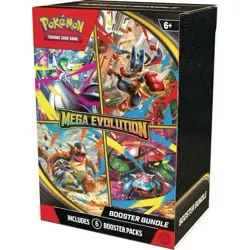 Pokemon Mega Evolution Booster Bundle Box 6 Packs NEW SEALED - Image 1