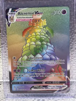 Alcremie VMAX 073/072 Rainbow Rare Shining Fates Pokemon - Image 1