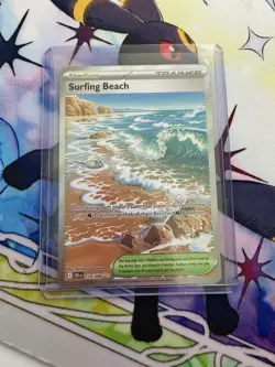 Pokemon TCG Surfing Beach 114/086 Stadium Trainer Holo EN 2026 Ayumi Odashima - Image 1