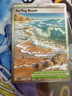 Pokemon TCG Surfing Beach 114/086 Stadium Trainer Holo EN 2026 Ayumi Odashima - Image 3