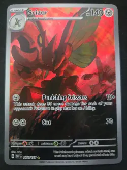Pokemon Scizor SV03: Obsidian Flames 205/197 Rare Holo Near Mint!!! - Image 1