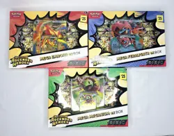 Pokemon TCG Ascended Heroes Mega Emboar Feraligatr Meganium EX Box Sealed Set - Image 1
